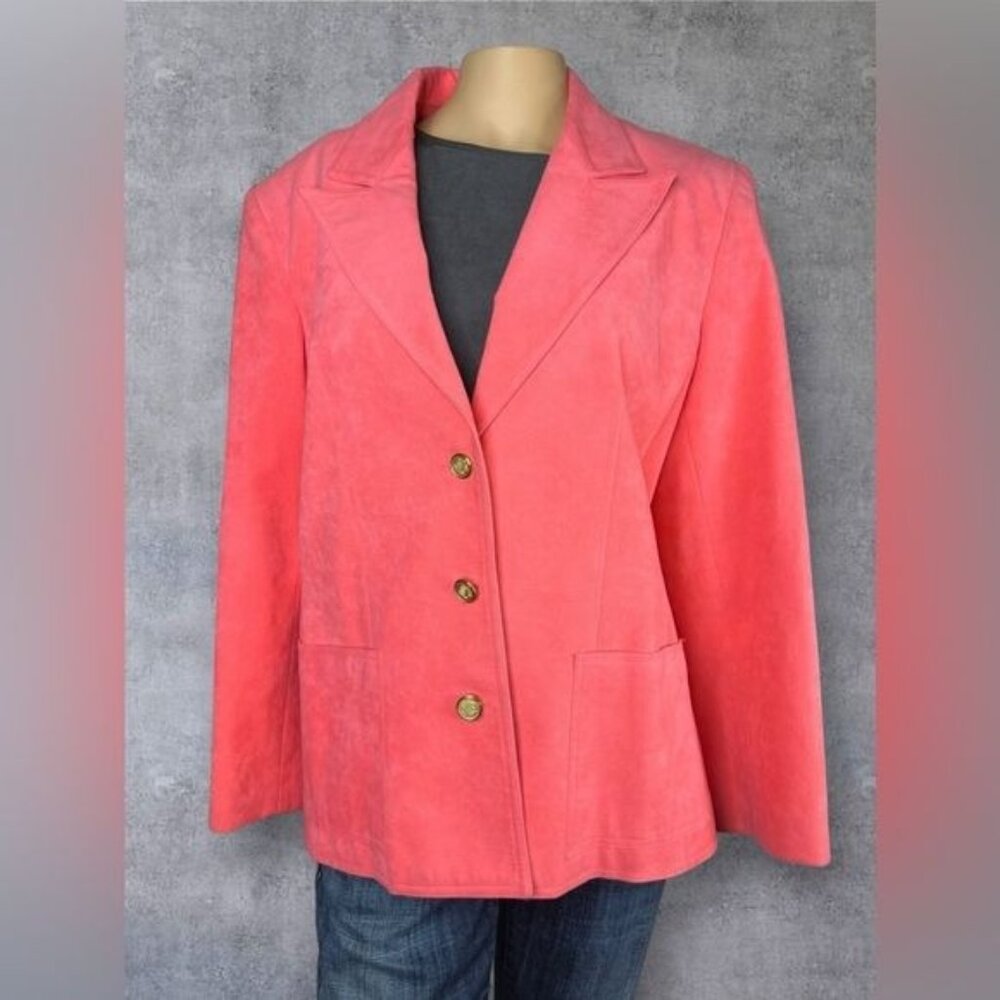 Vintage ULTRASUEDE Pink Blazer!